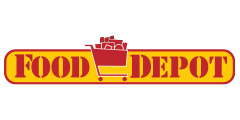 A theme logo of Food Depot